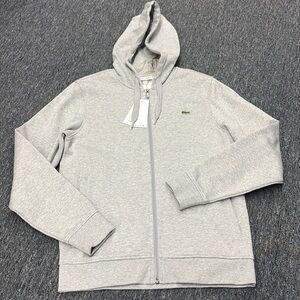 Lacoste Zip Up Hoodie/Jacket, Gray, NWT